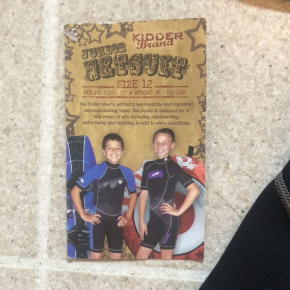 KIDDER WETSUIT NEW - Picture 4 of 7
